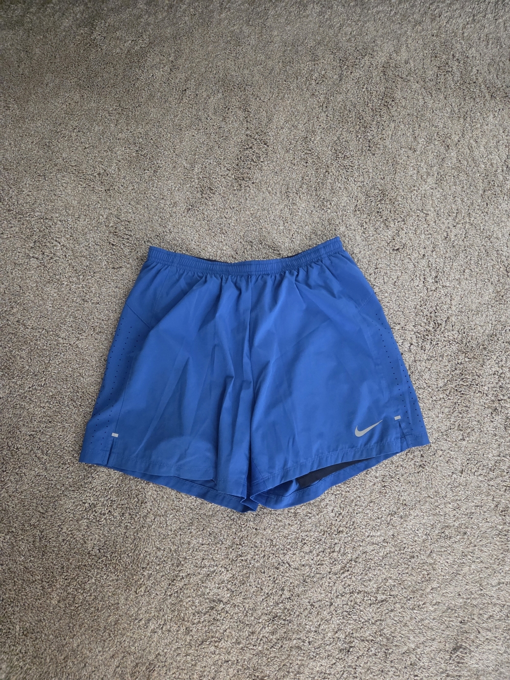 Nike Men’s Dry Fit Blue Running Shorts